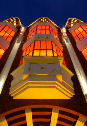 Post-WWI art deco. Shown here: the National School of Music in Saint-Quentin