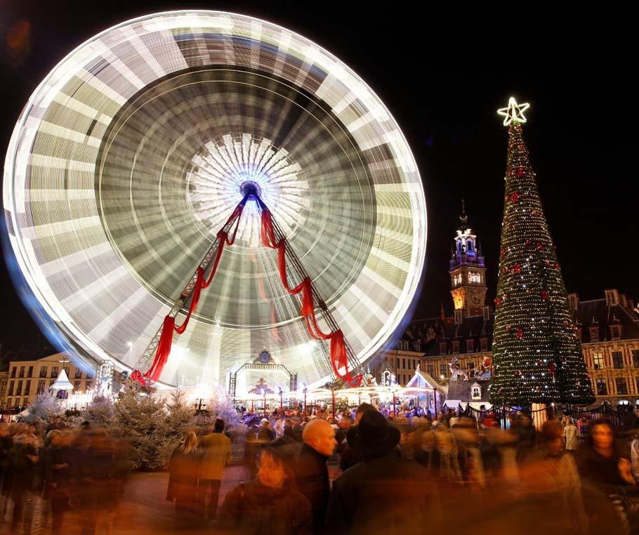 Lille, one of the largest Christmas market in Northern Europe