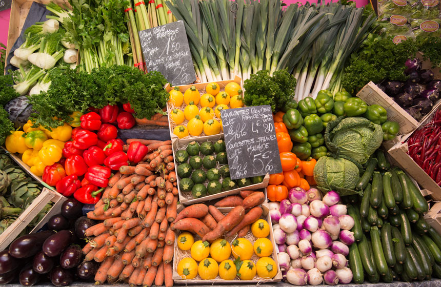 Le Touquet's Saturday morning market 