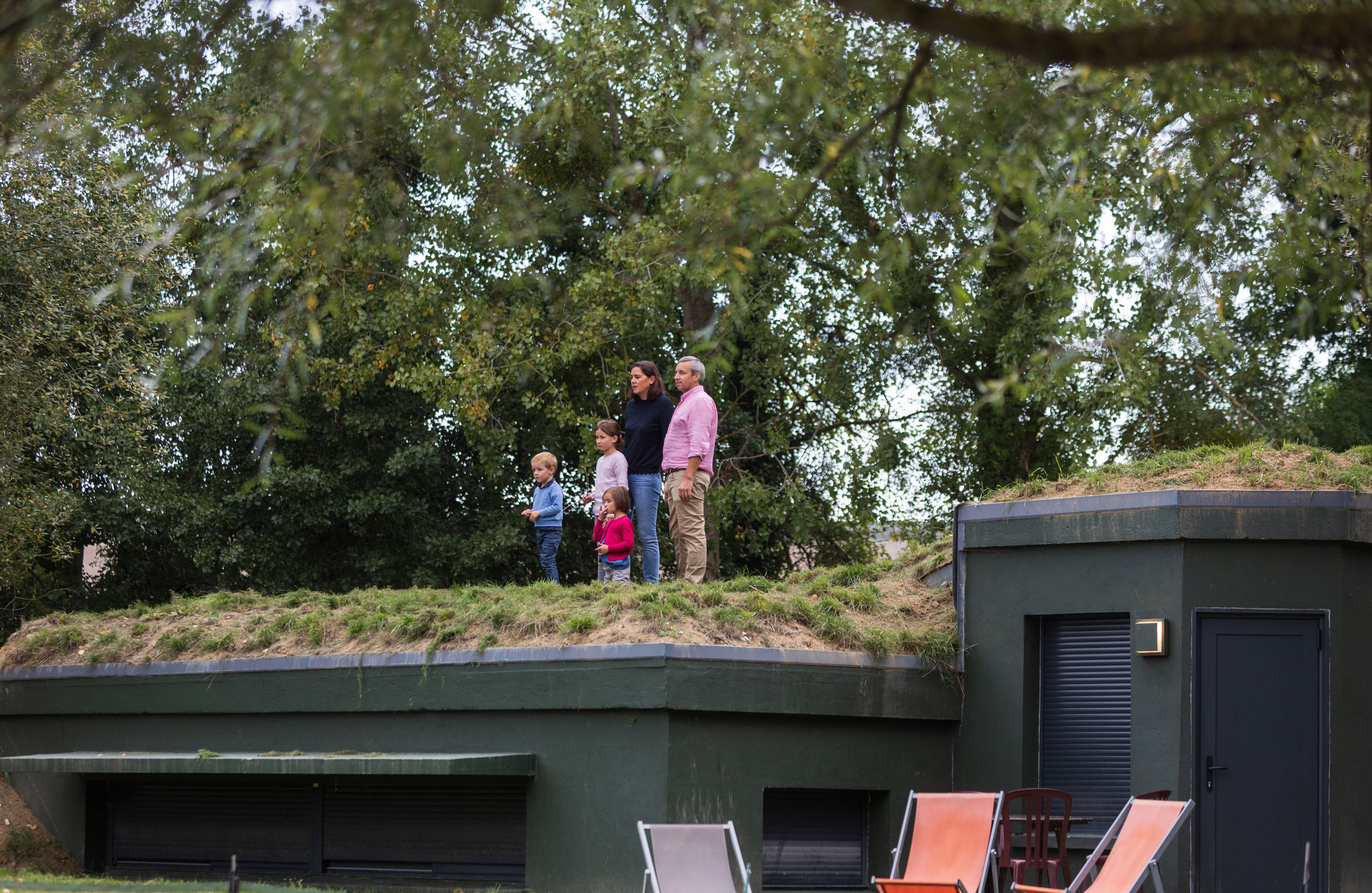 How many places to stay can you name where you can get up on the roof? Do just that at Maison des Oiseaux, at the Domaine du Lieu Dieu,  an unusual place to stay in France  