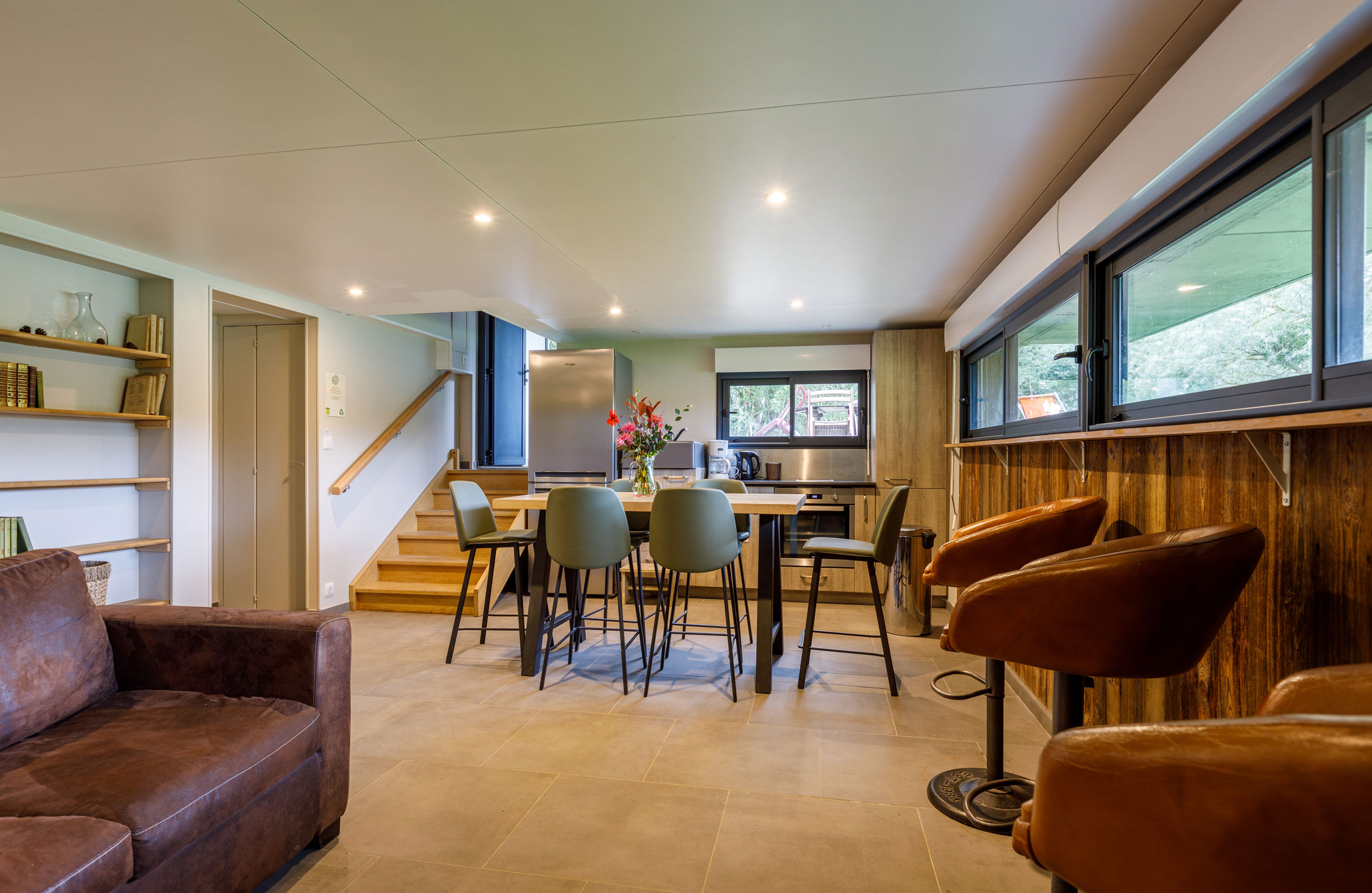 Maison des Oiseaux’s sitting room at the Domaine du Lieu Dieu in Beauchamps, Hauts de France