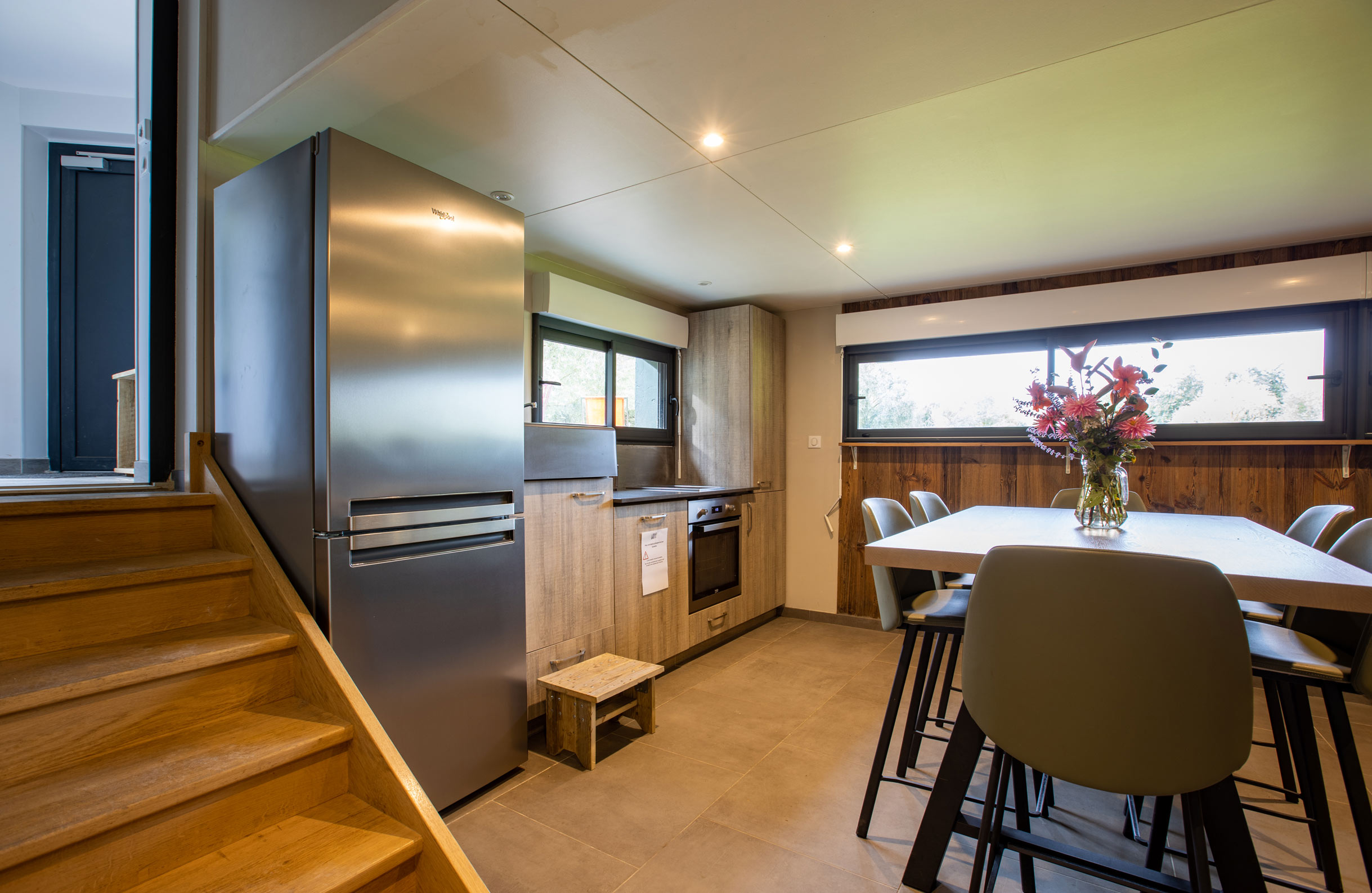 Maison des Oiseaux’s kitchen at the Domaine du Lieu Dieu in Beauchamps, Hauts de France