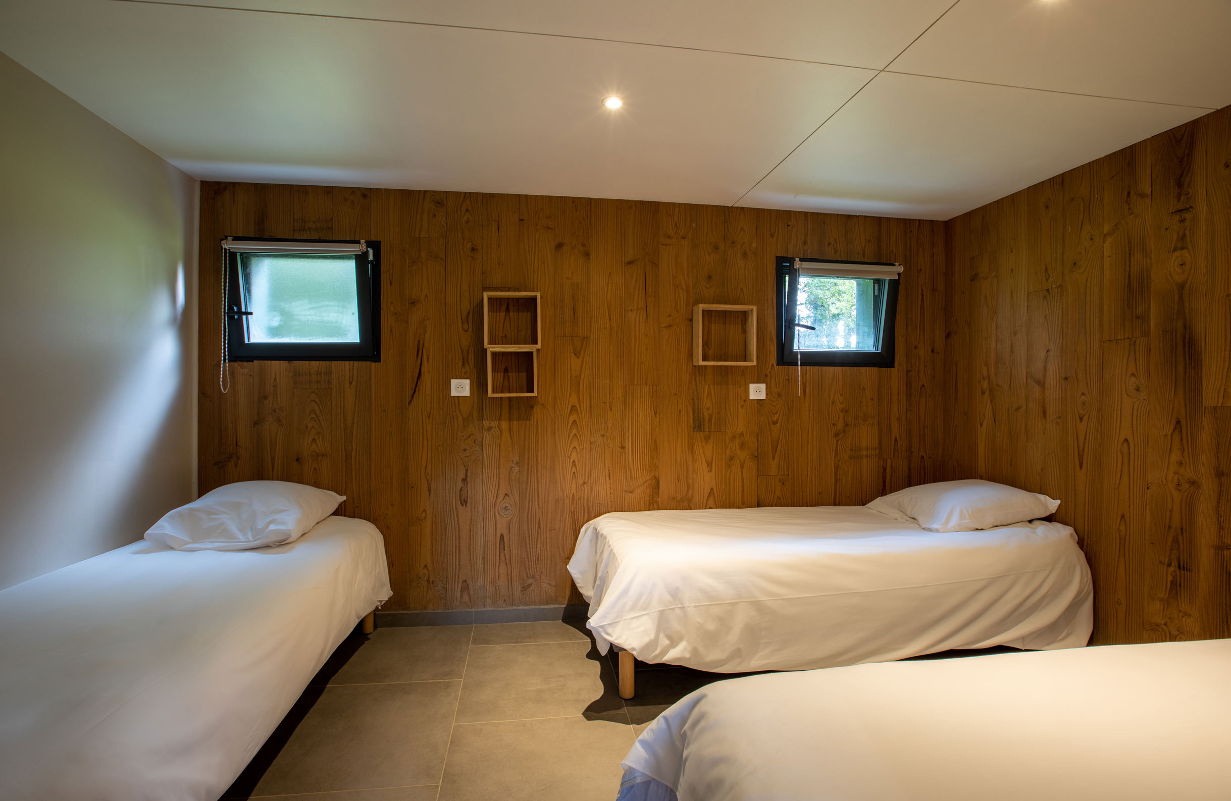 The children’s bedroom at Maison des Oiseaux at the Domaine du Lieu Dieu in Beauchamps, Hauts de France