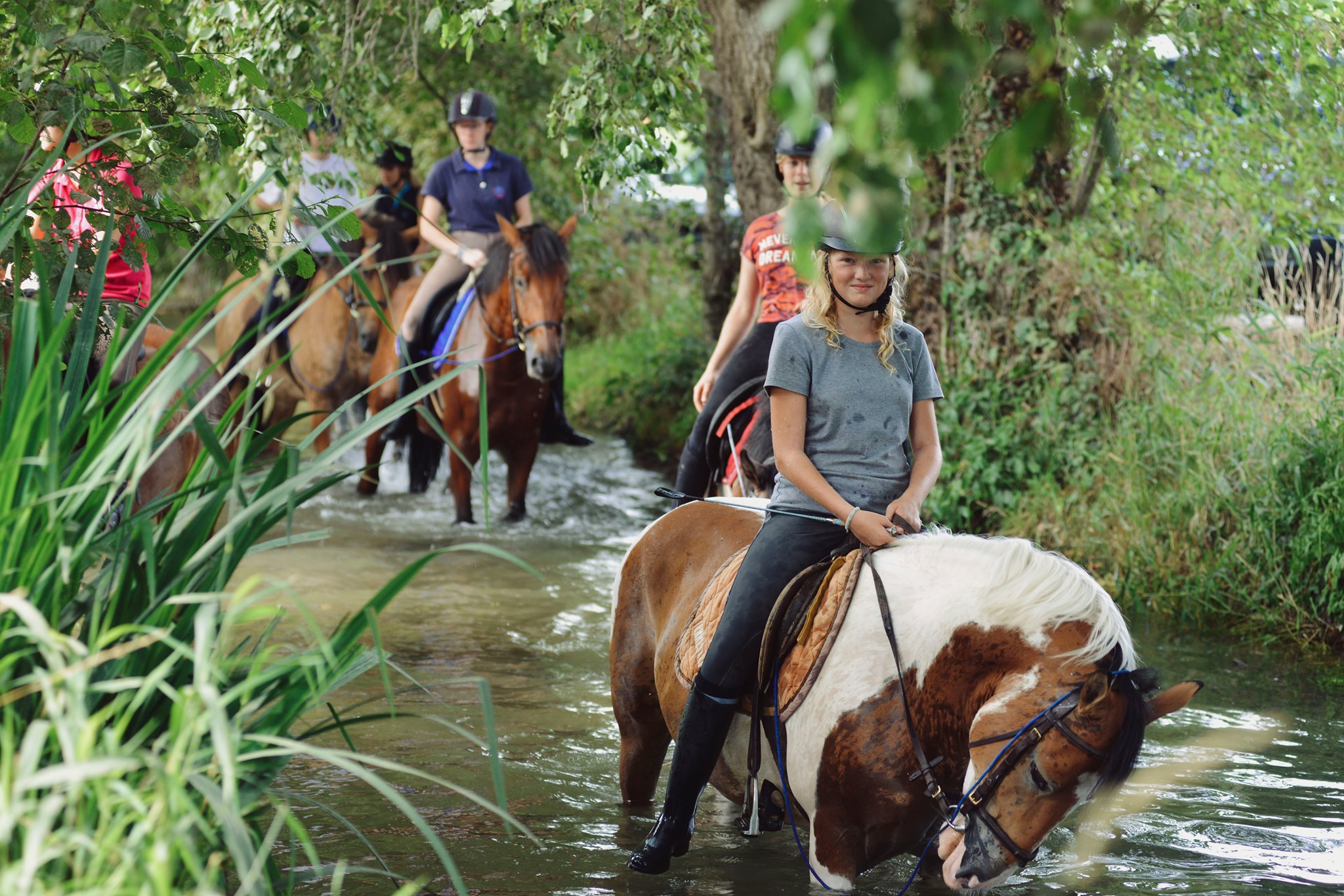 Enjoy horseriding on your family quirky accomodation holiday in France at the Domaine du Lieu Dieu