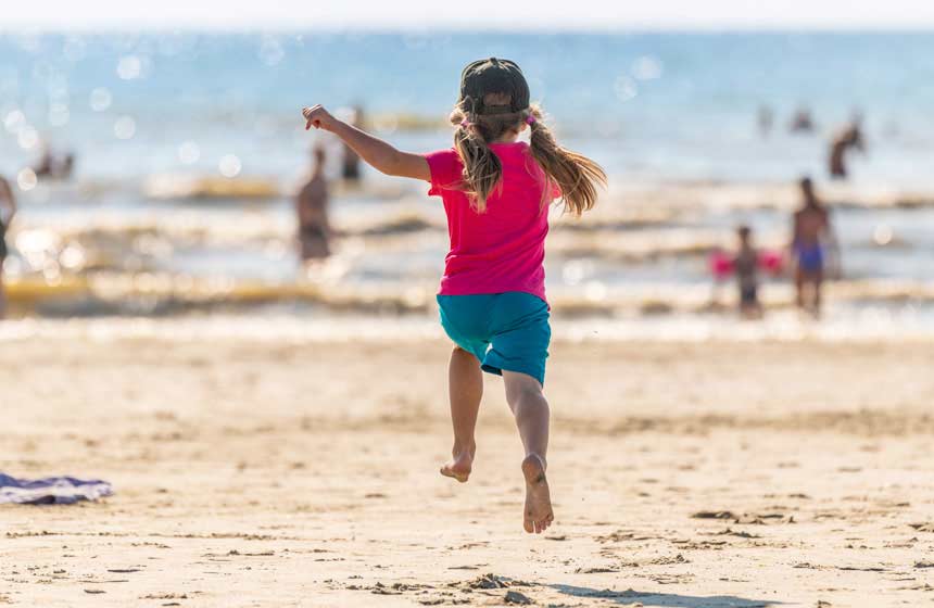 Fun on the sands within easy reach of Hotel Le Cap Hornu in Northern France