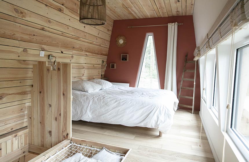 The cosy double bedroom...