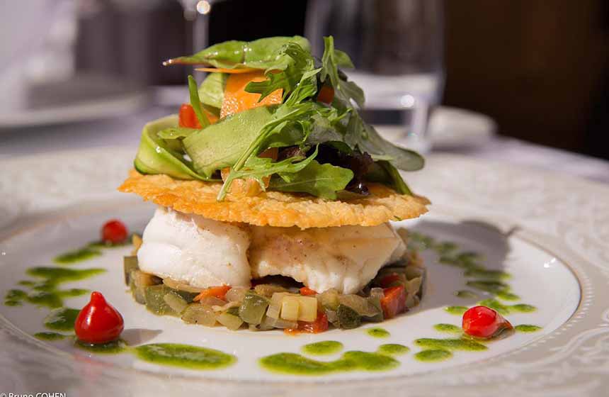 Make the most of the opportunity to dine in at Chateau de la Tour