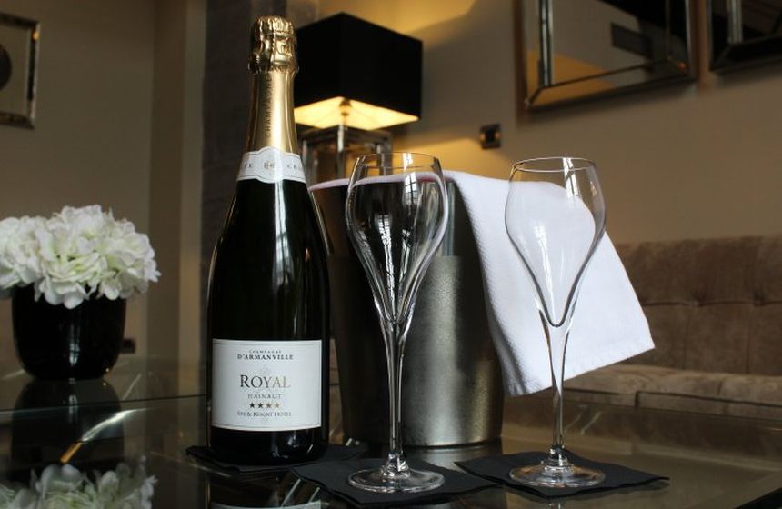 Why not order some champagne to be delivered to your suite?