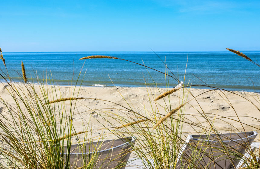 Le Touquet's gloriously long and sandy beach is a sight to behold