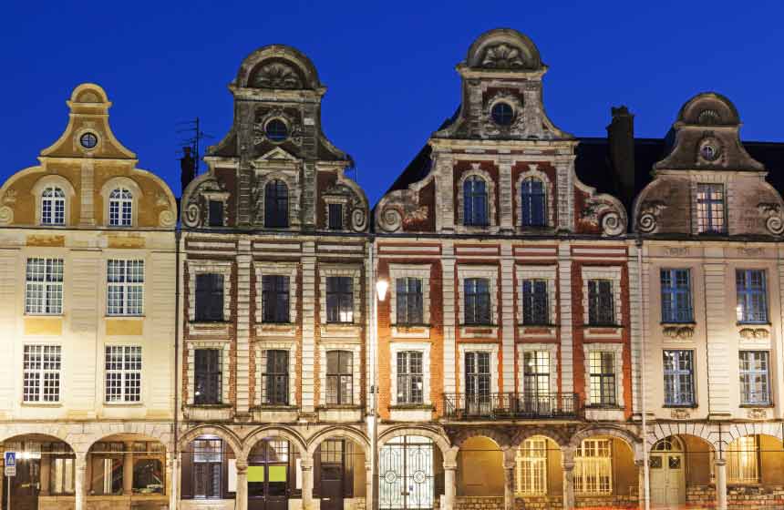 Arras, famous for the Flemish architecture of its stunning squares - Northern France
