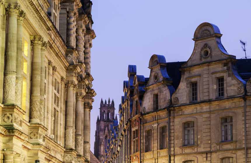Arras, famous for the Flemish architecture of its stunning squares - Northern France