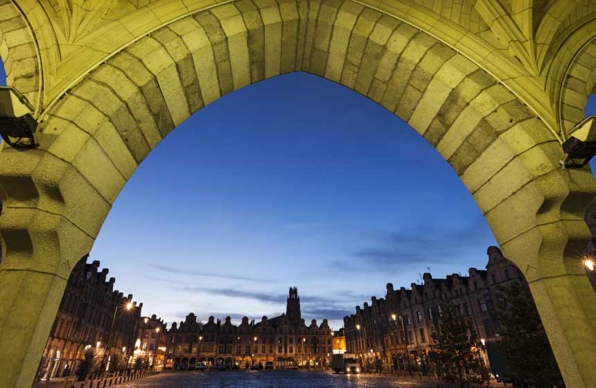 Nightlife in Arras, Northern France