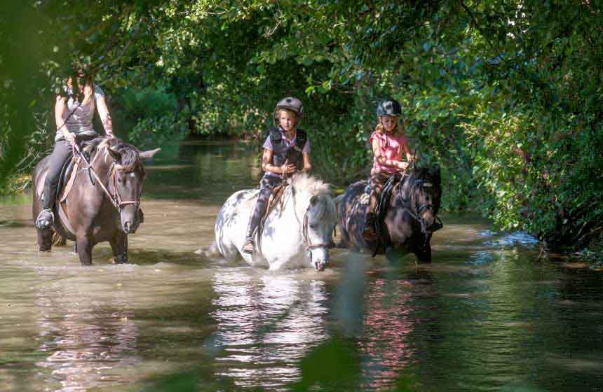 Horseriding at Domaine du Lieu Dieu in northern France’s Hauts de France region