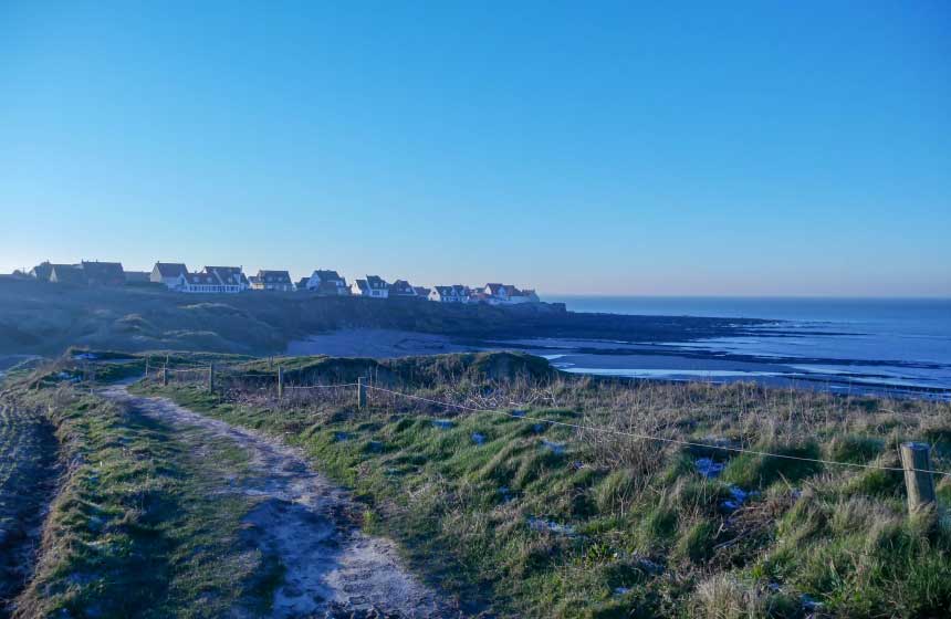 Strolling around the fishing villages on the Opal Coast is one of the great pleasures of visiting Northern France. Try this one ‒ Audresselles