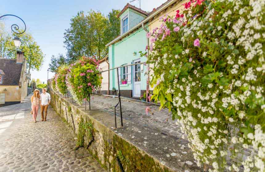 Enjoy a romantic stroll on the cobbled streets of charming Montreuil sur Mer