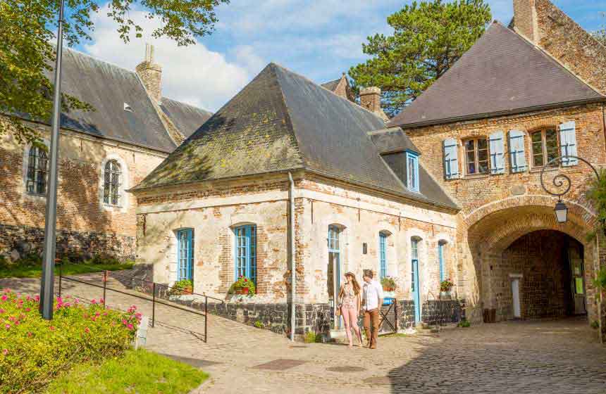 Enjoy a romantic stroll on the cobbled streets of charming Montreuil sur Mer