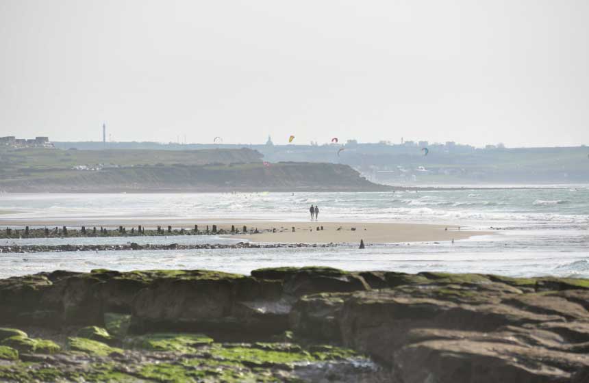 Enjoy a romantic walk along Ambleteuse beach