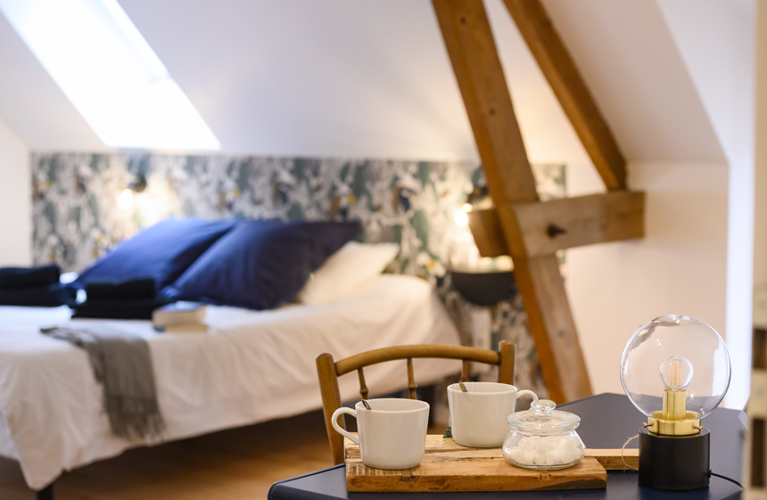 Bedroom with its own private bathroom 