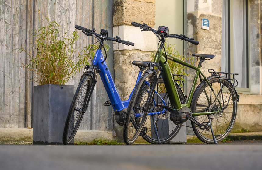 You can hire e-bikes to go off exploring the immediate vicinity around your accommodation