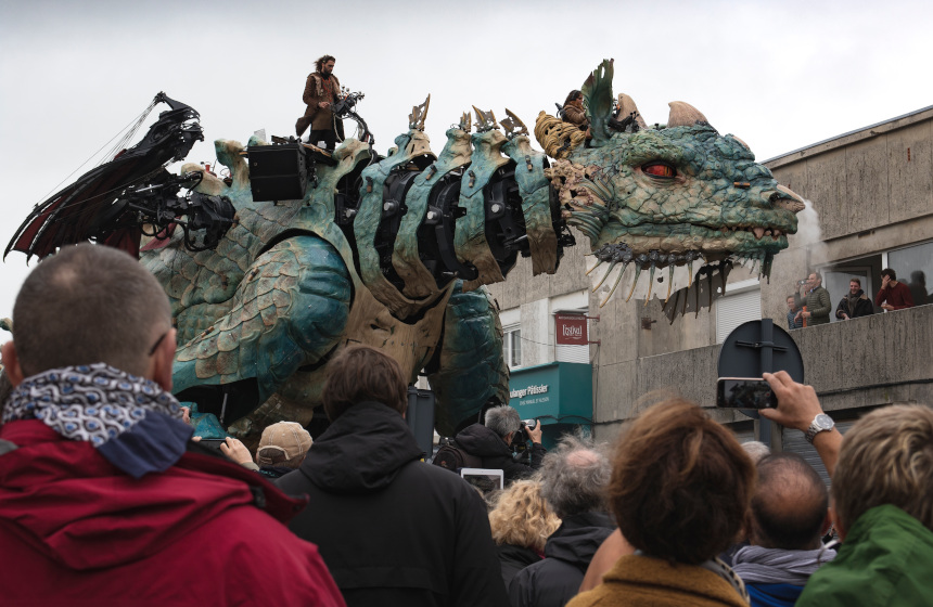 Seeing the Calais dragon in action will be a memory the children will never forget!