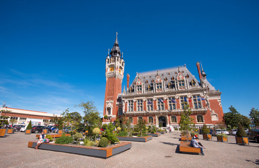 Calais town-hall, an architectural jewel