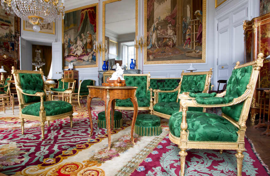 Furnished interiors of Compiegne castle