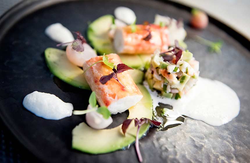 Fine dining at Domaine-de-Barive, luxury hotel near Reims in Northern France