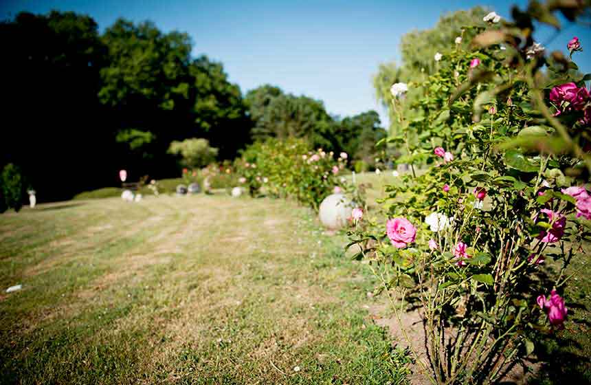 Allow time to relax in the grounds of Domaine-de-Barive on your romantic weekend break