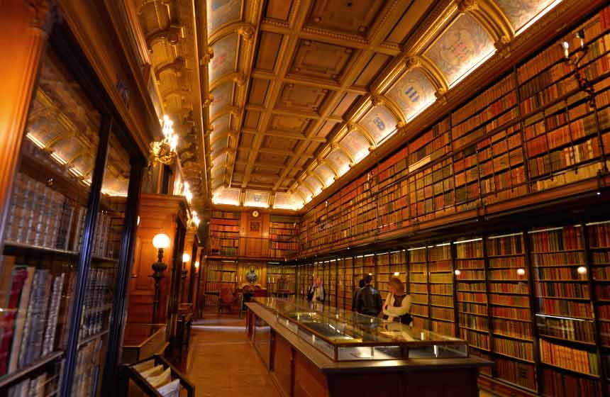 Visit the atmospheric reading room at Domaine de Chantilly; it boasts one of the richest collections of historic manuscripts in France