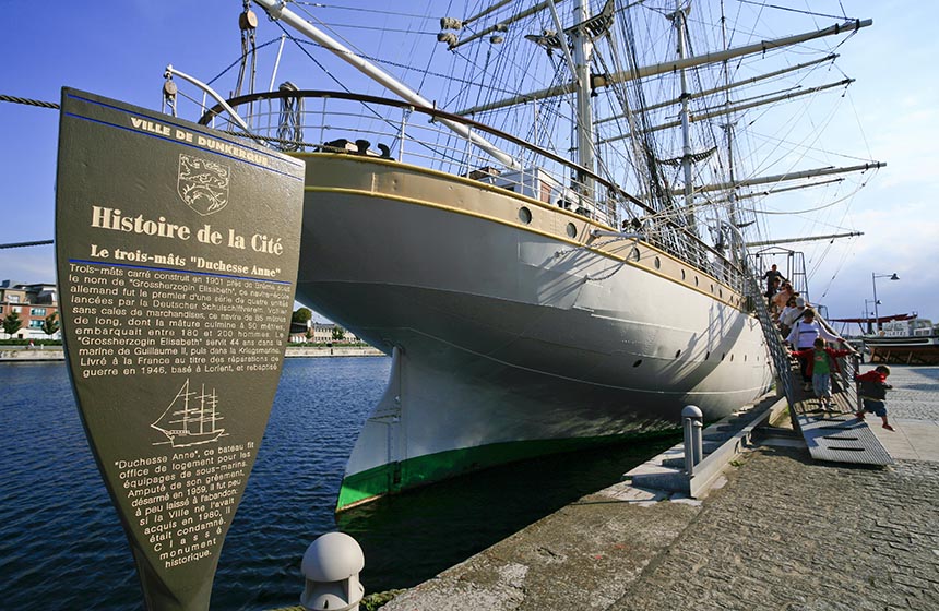 All aboard the ’Duchesse Anne’ to visit France’s biggest sailing ship