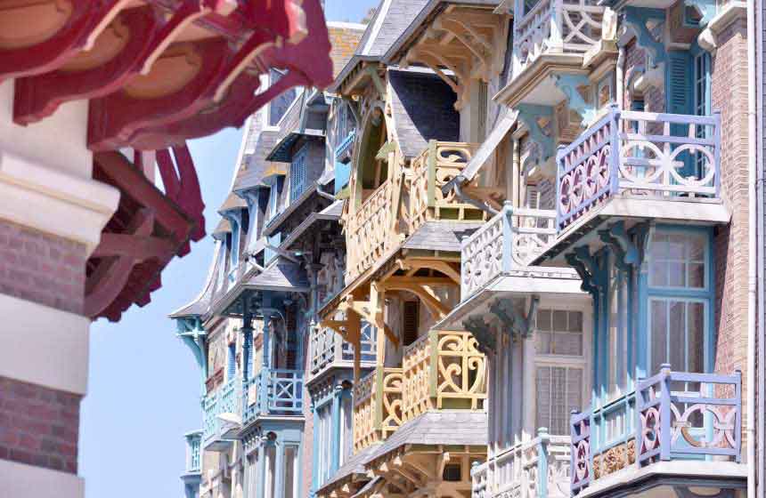 Mers les Bains nearby is also known for the architectural splendour of its seafront villas