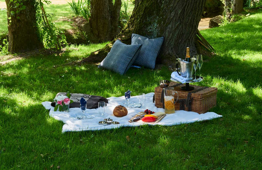 Garden picnic, Moulin Royale B&B, Hauts-de-France