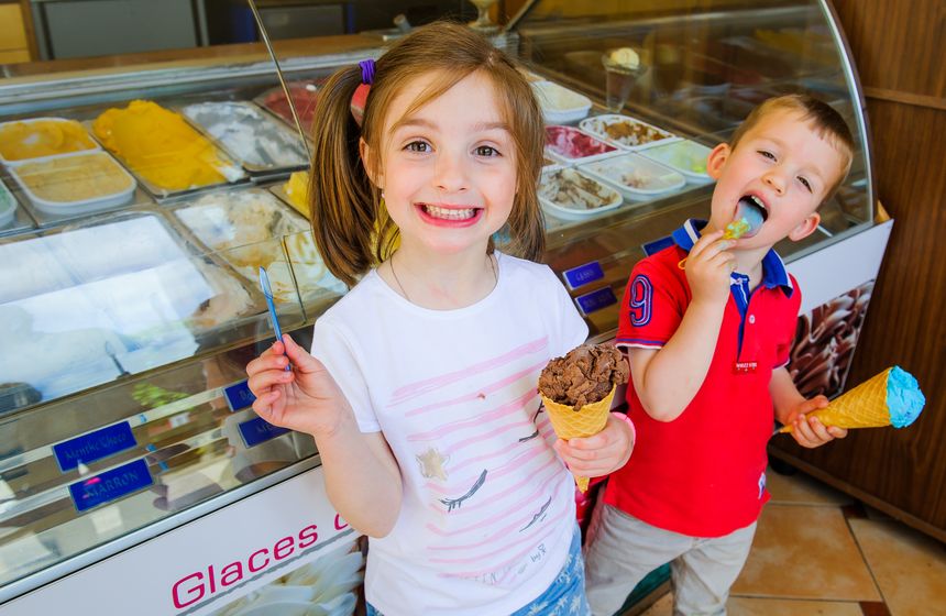 And an ice-cream for dessert, but beware – the children could get used to this! B&B Villa Samoa, Bray-Dunes, Northern France