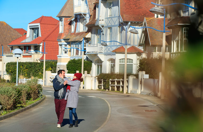 Admire Hardelot's iconic seaside villas