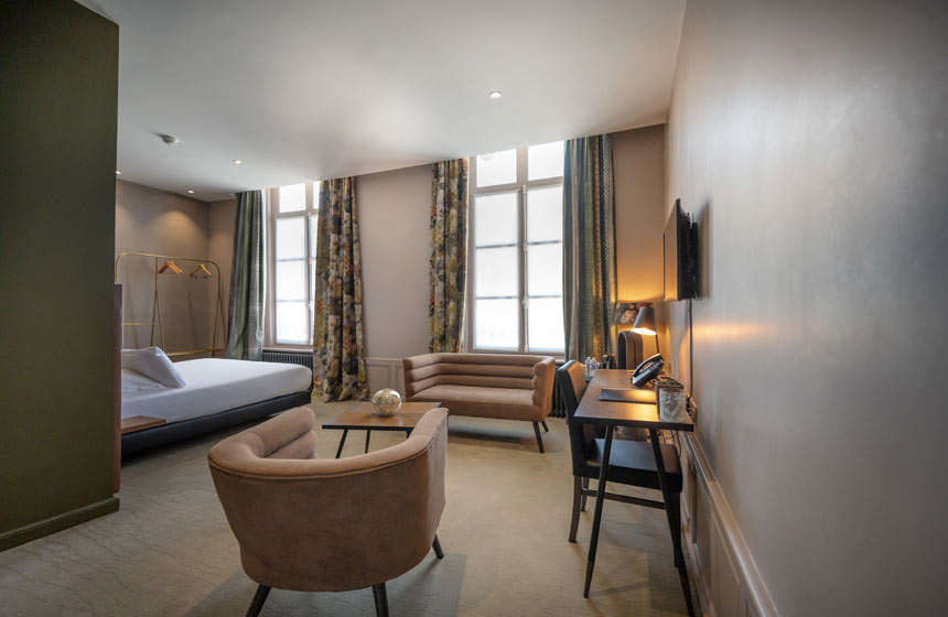 One of Hôtel Loysel Le Gaucher’s Comfort rooms