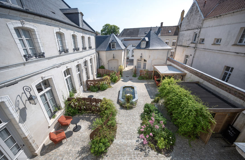 Stunning Hotel Loysel Le Gaucher is at the heart of charming Montreuil-sur-Mer near the Opal Coast