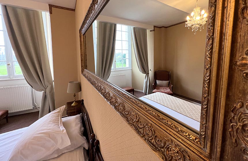 Expect a sense of chateau elegance in the Ermenonville hotel’s Deluxe bedrooms