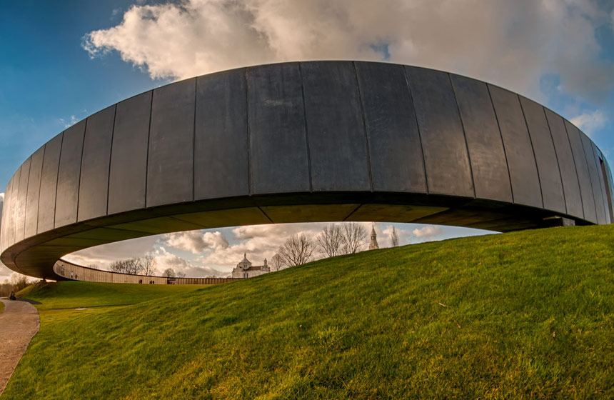 Northern France's poignant WW1 memorial the 'Ring of Remembrance' is within walking distance of Domaine des Loups B&B