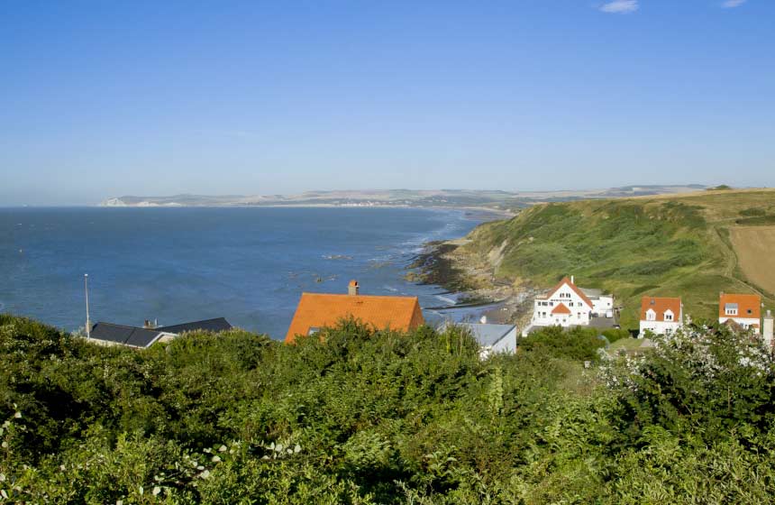 Wissant bay, between Cap Blanc Nez and Cap Gris Nez