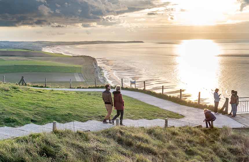 Clifftop walks at dusk are nothing short of magical on the Opal Coast