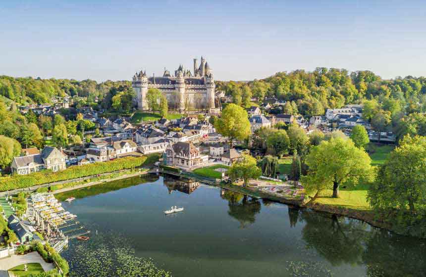 Fairytale Château de Pierrefonds is within easy reach of Villa du Chatelet, France