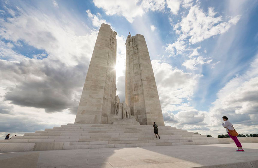 Vimy on the Remembrance Trail in Northern France ‒ Canada’s National WW1 memorial