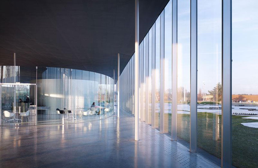 The state-of-the-art Louvre-Lens museum, only a 1-hour drive from Calais in Northern France