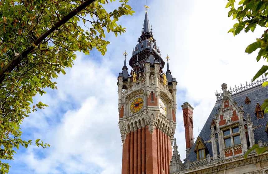 Northern France is known for its iconic belfries. Climb Calais’! 