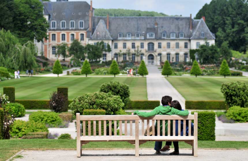 Abbaye de Valloires gardens in Northern France