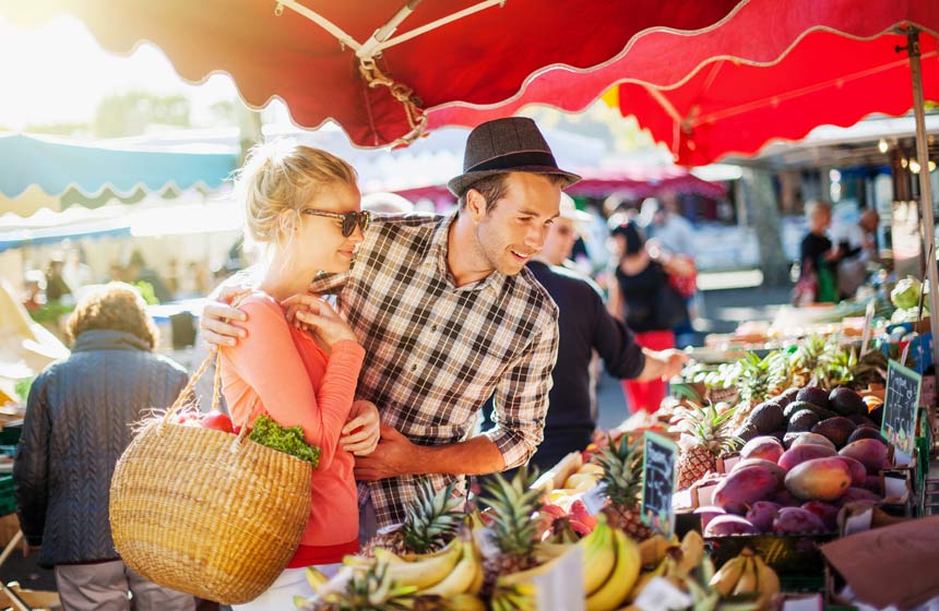 Fresh, healthy and local produce at Arras’ typical French market