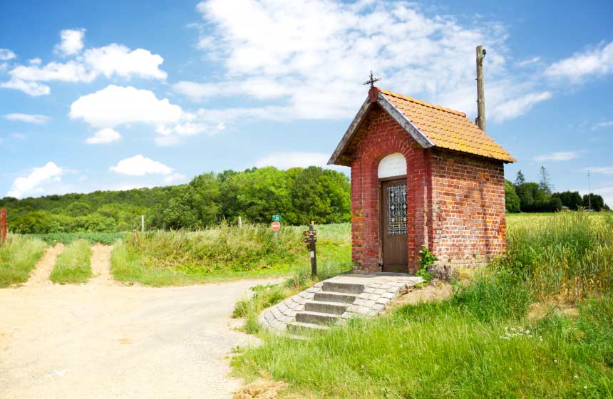 Flanders is famous for its little chapels