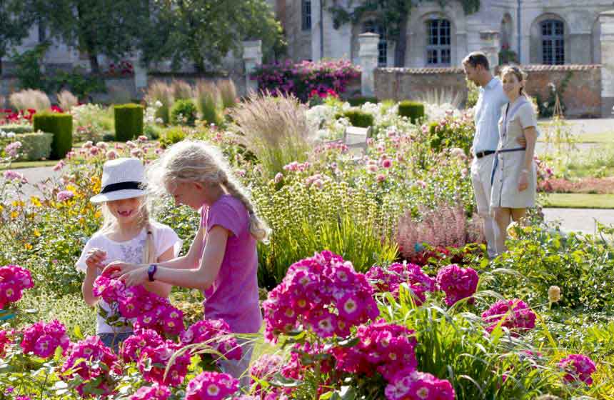 The Valloires abbey gardens at nearby Argoules