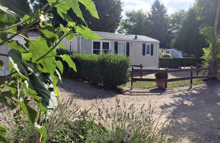 Mobile-homes at Camping de la Trye in Bresles