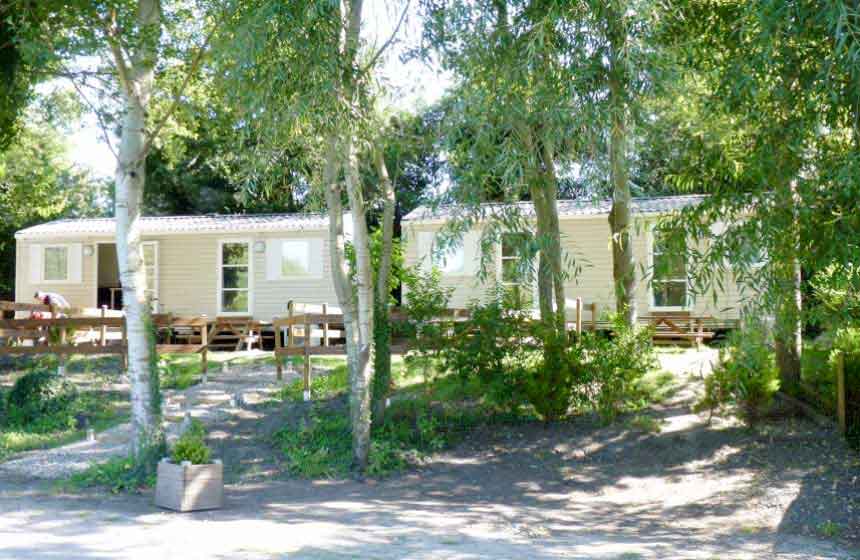 Mobile-homes at Camping de la Trye in Bresles